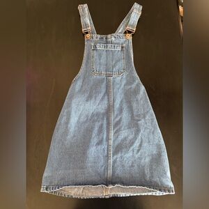 Forever 21 - size small- denim overalls mini dress- with front pocket
